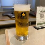 かねひろ - 生ビール中（650円）