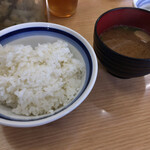 Tempura Fuji - ごはんとお味噌汁
