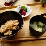 懐石料理 桝田 - 食事（蛸飯）