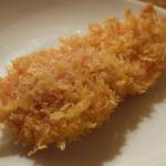 大阪串かつ てん家わん屋 - 「紅生姜」（￥100）：香ばしさの後にジーンと爽やかな辛み
      ！