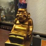 大阪串かつ てん家わん屋 - 店頭のビリケンさん♪