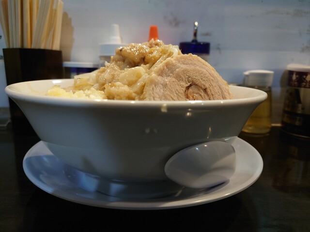 田原系ラーメン ラーメン】レイジ郎 麺増400g@自家製麺屋知多らうど2669 愛知県
