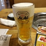 肉のとみい - 生ビール