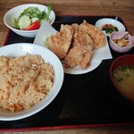 Hakata Wakatori - 白から定食８００円