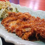 黒酢チキン南蛮定食 たかもとや - 黒酢チキン南蛮