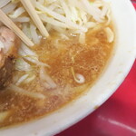 ラーメン二郎 - スープ
