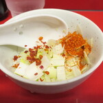 ラーメン二郎 - 待ってる間にカスタマイズ♪