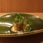 RISTORANTE IL NODO - 夏のホタテ 渡辺農園のジャガイモ ヨモギ 西内小夏 レモン