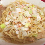 ラーメン二郎 - 白ネギ投下～♪