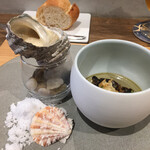 LE MACCHAN - ・オードブル#01＝サザエの洋風茶碗蒸し