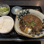 Chuugoku Shisem Menhanten Ittou - 麺定食(牛スジあんかけラーメン)❗️