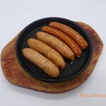 Assortment of 2 types of sausages (plain chorizo)