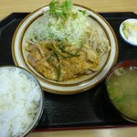 Kicchin Suzuya - 生姜焼き定食（７５０円）です。