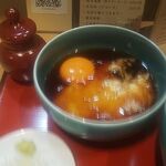 もり蕎麦 太田 - とろろ玉子と七味