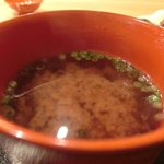 ぎんざ 一二岐 - 高知県産鰹のわら焼き 1500円 のお椀