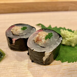 Sushi Yukimasa - 生姜＆茗荷の巻物様