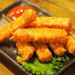 卓 - おつまみハムカツその２