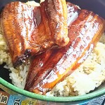 ゆで太郎 - 「うな丼」をアップでパチリ♪