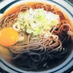 旭川駅立売商会 - 月見そば（450円）