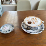 福日和カフェ - 砂糖が可愛いの。凄く香りが濃いチャイです。たっぷりです。ピリピリするよ！身体がポカポカするよ！