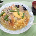 Hatoba Shokudou - 豚肉とキクラゲの玉子炒め