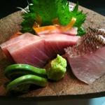 萌えぎ - トロ、鯛 松皮焼き