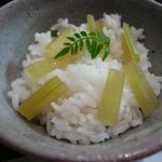 萌えぎ - 蕗ご飯