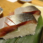 あじわい処　あかぎ - 締めはサバ寿司