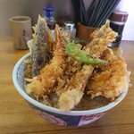 天ぷら てん作 - 天丼①\780に穴子\230を追加　計\1010(21-07)