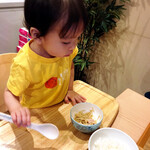 中華蕎麦 時雨 - 麺かご飯かで悩む我が子