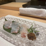 Shinchi Sushi Yuujirou - 豊後水道の白甘鯛