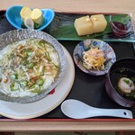 日本料理レストラン 文福 - 料理写真:小暑の行事ランチ【冷やし粥滑り餡掛け】