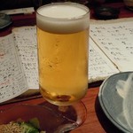 とりあえず生ビールで！