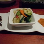 極ダイニング清水 - 漬物盛りあわせ