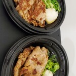 松屋 鎌ヶ谷店 - 2つあわせて肉10切れ‼️厚切り豚焼肉W単品850円