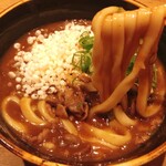 Be careful of jumping! Curry Udon
