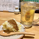 Tori To Sakanafuruya - 〇たまりマスタードと無添加チーズのポテサラ様（480円）