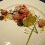 Ristorante SHIKAZAWA - Dessert「くわ茶　牛乳」