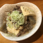 鳥平 - 鶏もつ煮　¥440