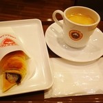 サンマルクカフェ - アンデスの塩大福チョコクロ