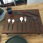 モイベーカリー - 欲しかったジルコニア製のカトラリーも展示販売されていた