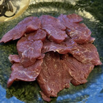 旬菜 おぐら家 - 馬肉燻製