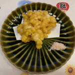 旬菜 おぐら家 - とうもろこしのかき揚げ