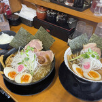 麺屋うさぎ - プレミアム煮干しラーメン(大盛)、プレミアム煮干しラーメン♪