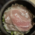 旬菜 おぐら家 - 仙台牛とアスパラの炊き込みご飯