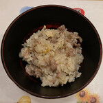 旬菜 おぐら家 - 仙台牛とアスパラの炊き込みご飯