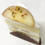 ベルグの４月 - 白桃のショートケーキ