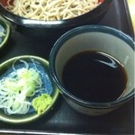 花月庵 - 薬味 蕎麦汁