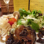 炭火焼酒亭ローリンストーン - ※宴会用特別メニュー※仏ソローニュ産青首鴨（狩猟肉）、もも肉のコンフィ、ソースは内臓の苦みが程良く効いてます！