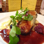 炭火焼酒亭ローリンストーン - ※宴会用特別メニュー※蝦夷鹿ロースのポワレ、山苺風味のソース